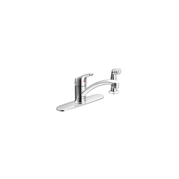 Chrome One-Handle Kitchen Faucet